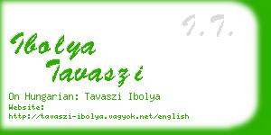 ibolya tavaszi business card